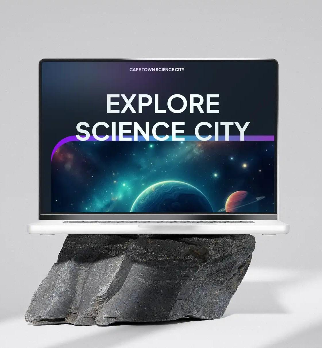 Science City mockup card